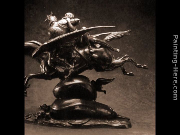 Antoine Louis Barye Roger and Angelica on the Hippogriff [detail 1]
